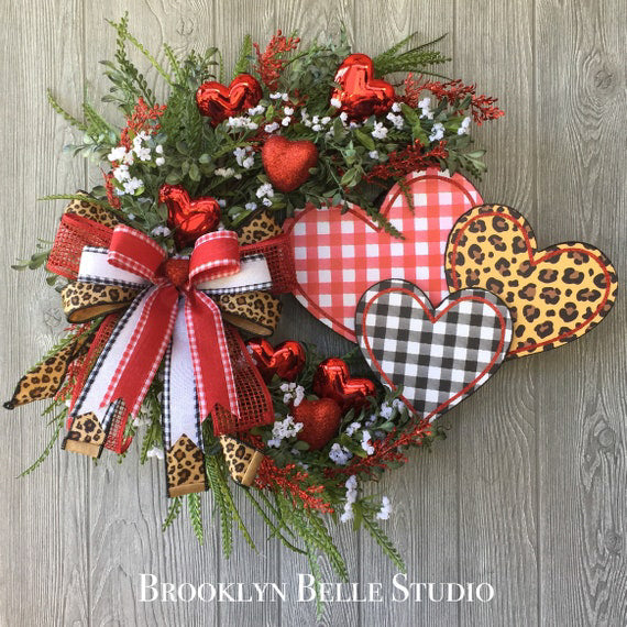 Valentine's Day Heart Wreath