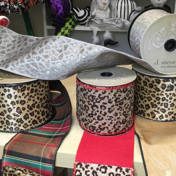 Leopard Cheetah Ribbon