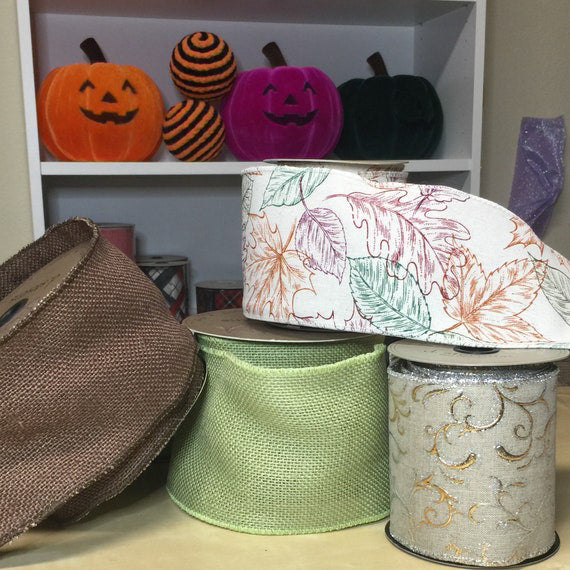 Autumn Leaves Ribbon Fall Ribbon