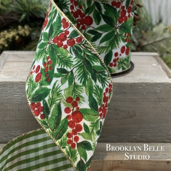 Brooklyn Belle Christmas Embellishments & Supplies Ribbons Holiday Decor