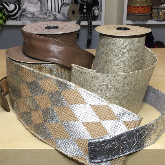 Silver Harlequin Ribbon