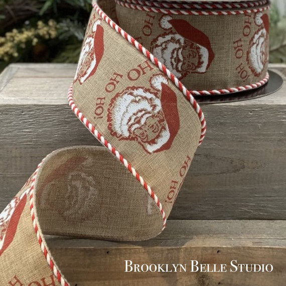 Jolly Santa Claus Ribbon