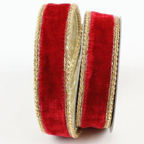 Royal Red Velvet Ribbon