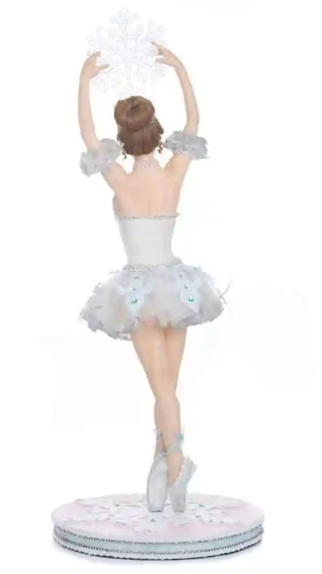 Katherine's Collection Frost and Tenderness Ballerina Figure  Christmas Ballerina Decor