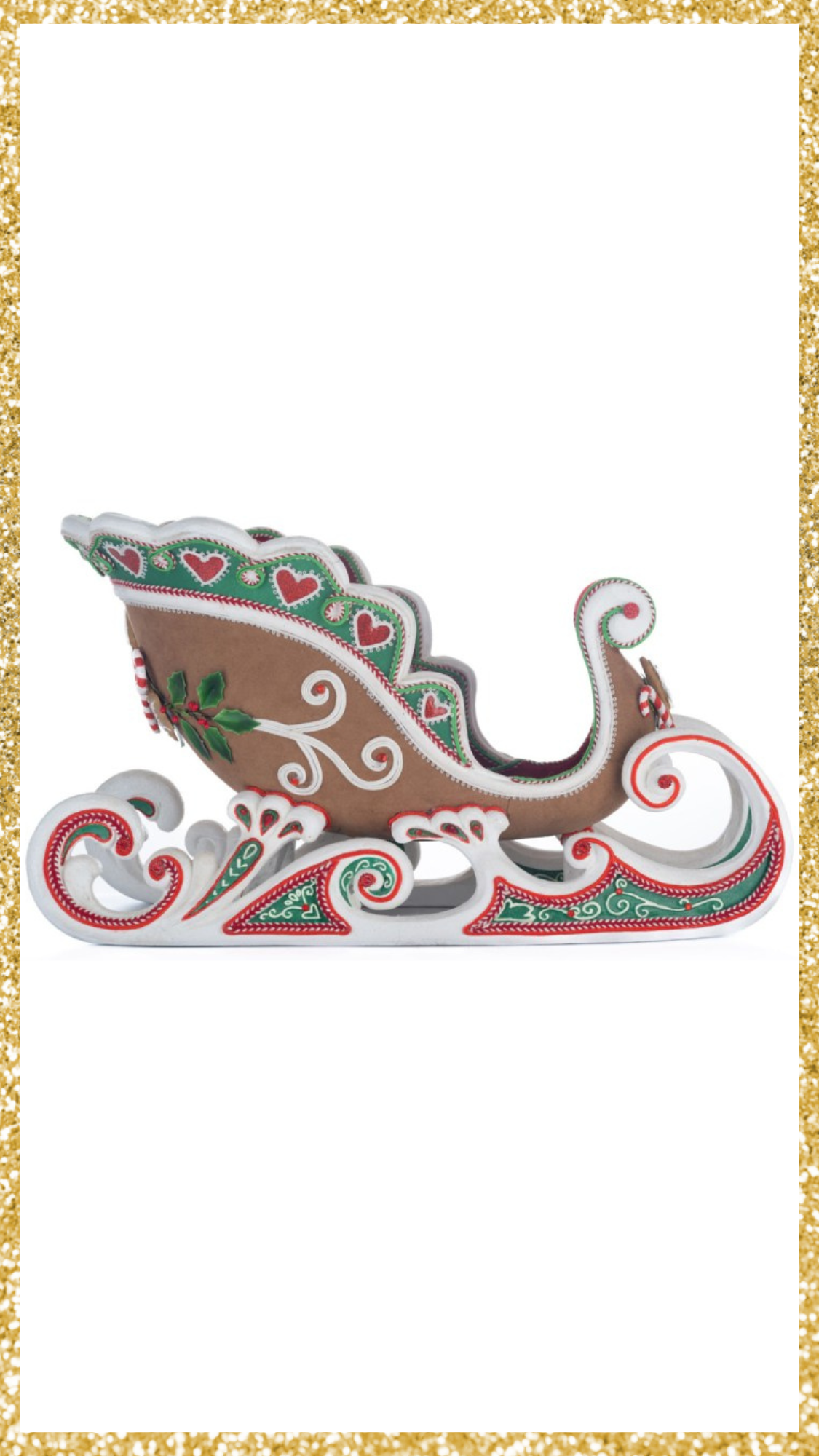 Katherine's Collection Seasoned Greetings Sleigh