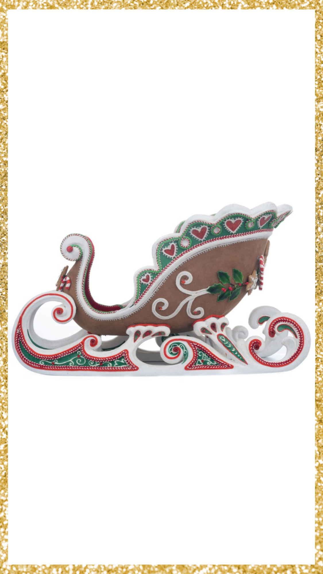 Katherine's Collection Seasoned Greetings Sleigh