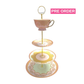 December Diamonds 18 inch 3 Tier Marie Dessert Server   Marie's Patisserie Collection