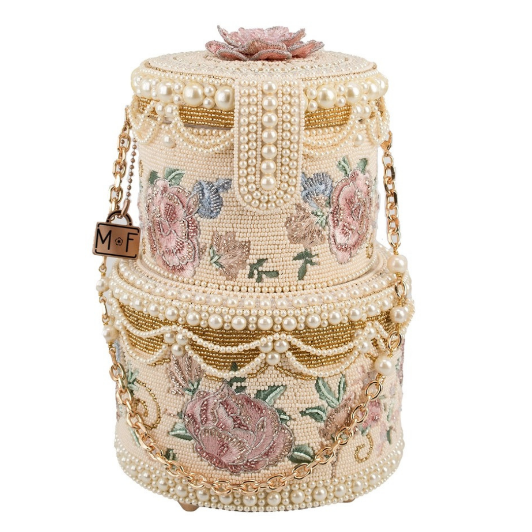 Mary Frances Top This Bag  Mary Frances Beaded Cake Fashion Handbag