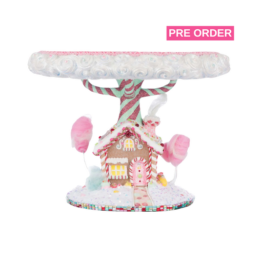 Katherine's Collection Christmas Sweet Delights Cake Plate   Katherine's Collection Gingerbread Cake Stand