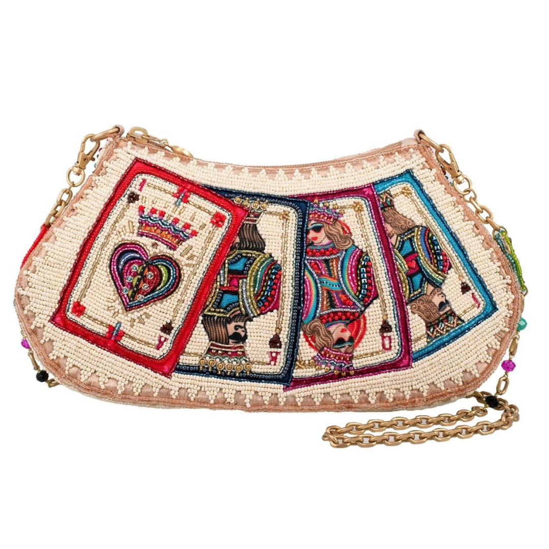 Mary Frances Shuffle Crossbody   Mary Frances Playing Cards Fashion Bag