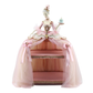 December Diamonds 36" Marie Cake Displayer Server   Pink and Gold Lady Server