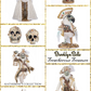 Katherine's Collection Male and Female Skeleton Bust Tabletop     Katherine's Collection Halloween Skeleton Pirate Bust