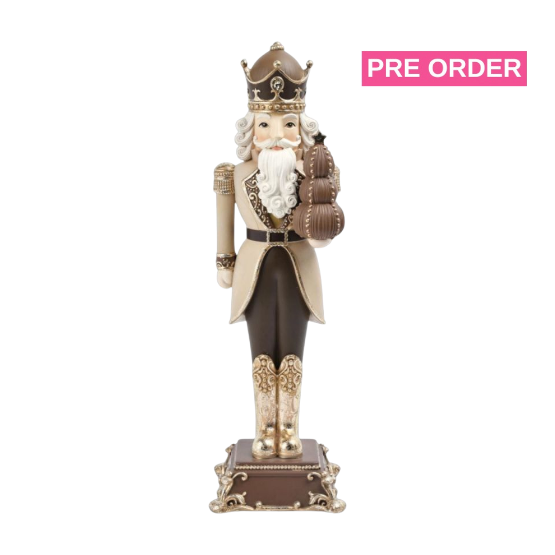15in Le Chocolat Nutcracker With Dessert Figure  December Diamonds Le Chocolat Sweet Dessert Collection