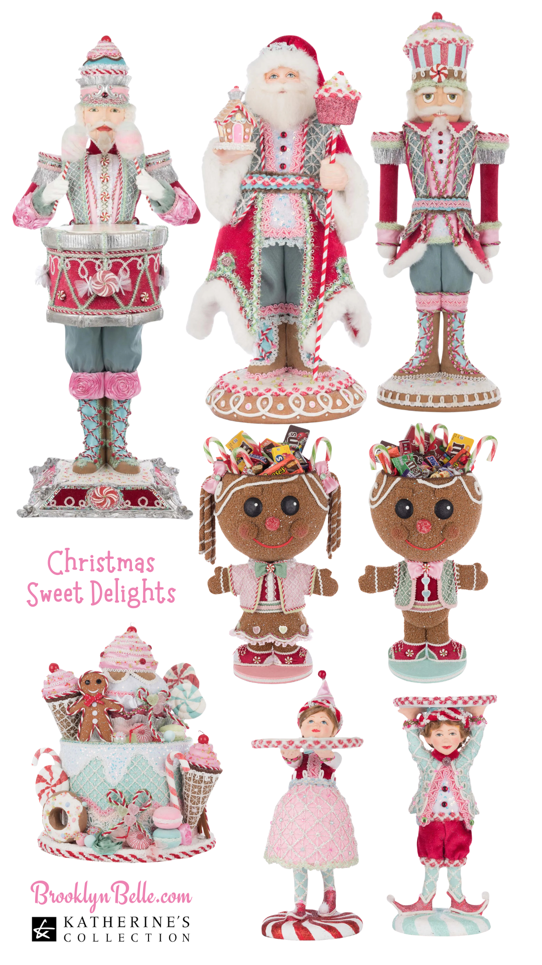 Katherine's Collection Christmas Kris Kringleberry Santa Tabletop  Katherine's Collection Sweet Delights Santa Claus