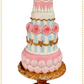 December Diamonds 21in Marie Wedding Cake Display  Marie's Patisserie Sweet Collection