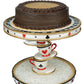 Katherine's Collection Topsy Turvy Teacup Cake Plate   Katherine's Collection Hearts and Wonderland