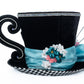 Katherine's Collection Mad Hatter Hat Candy Bowl    Katherine's Collection Hearts and Wonderland