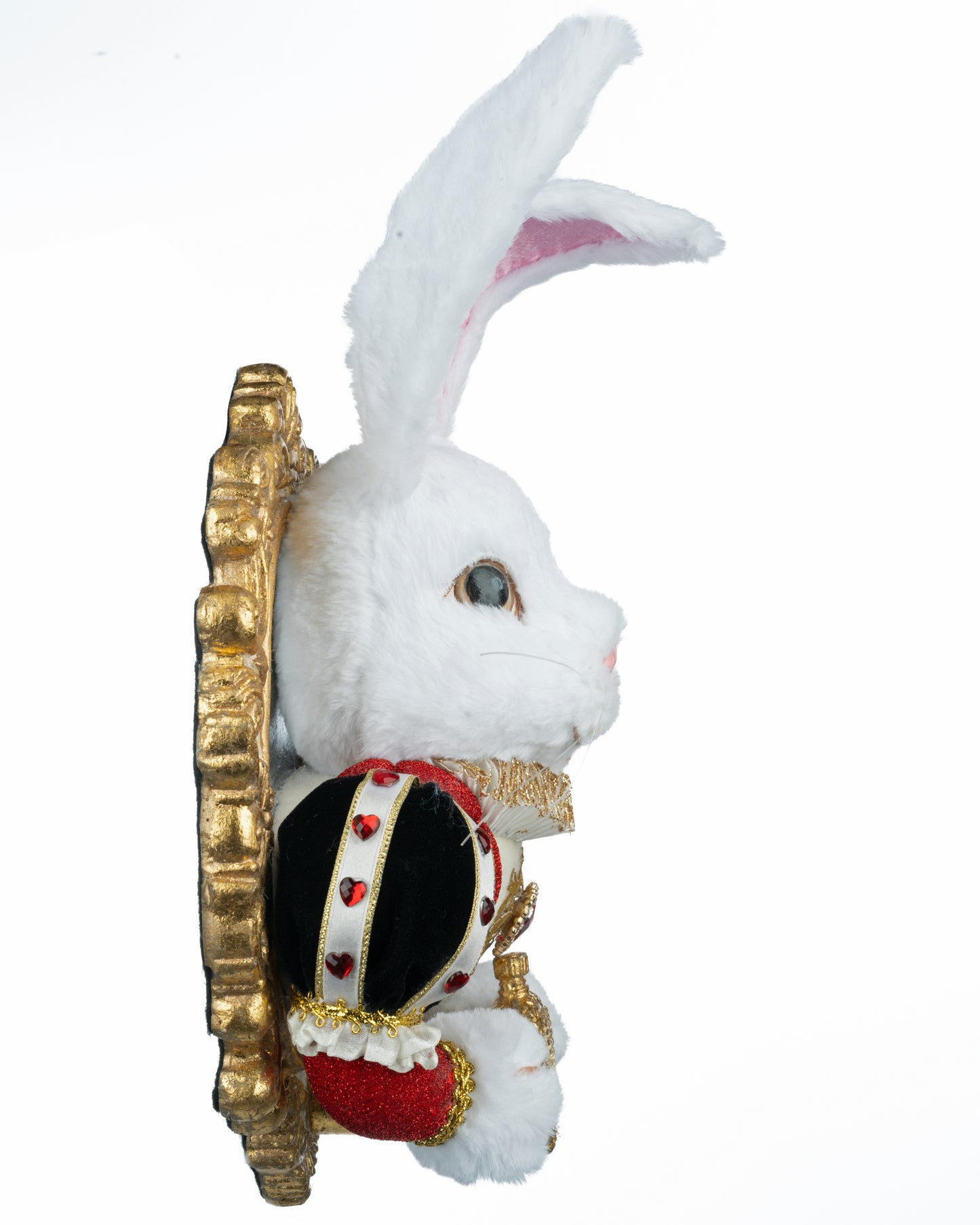 Katherine's Collection Rabbit Door Knocker red    Katherine's Collection Hearts and Wonderland