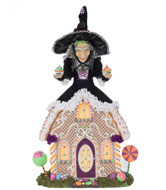 Katherine's Collection Ginger House Witch  Katherine's Collection Halloween Witch Decoration