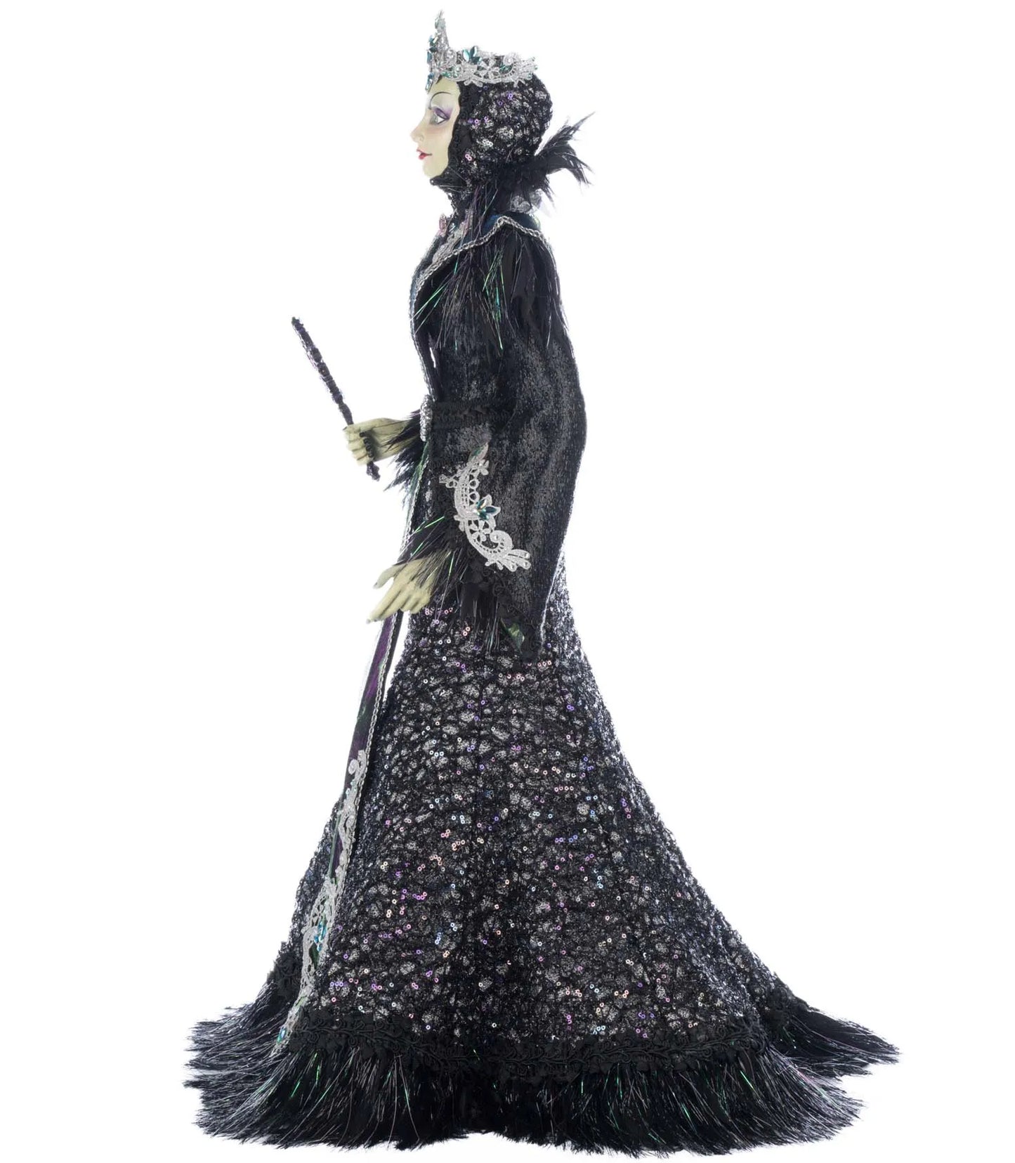 Katherine's Collection Wicked Queen Drusilla Doll  Katherine's Collection Halloween Doll Decoration