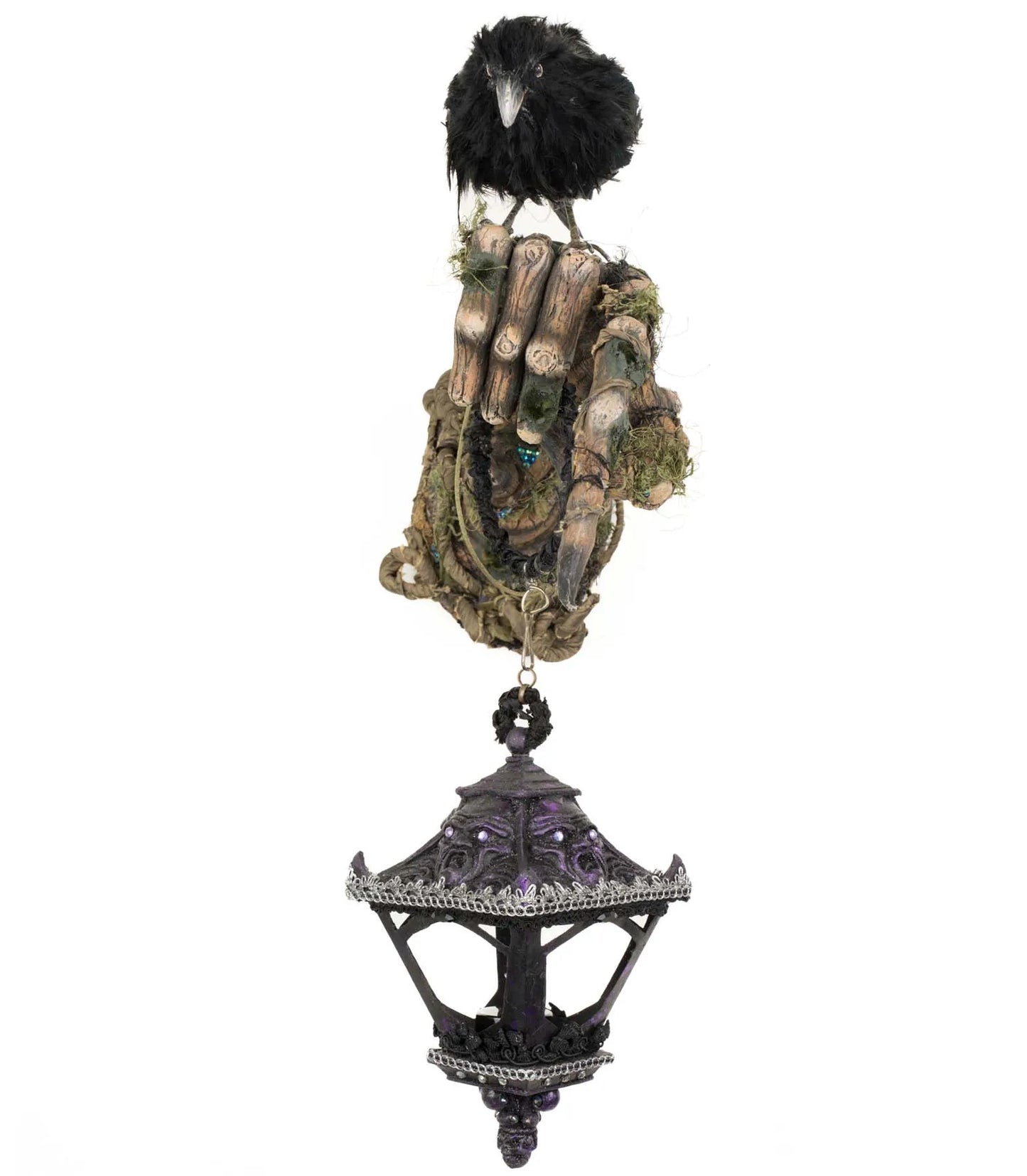 Katherine's Collection A Grimm Halloween Haunted Forest Wall Lantern   Katherine's Collection Halloween Wall Sconce