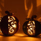 Katherine's Collection A Grimm Halloween Scrollwork Pumpkins Set of 2  Katherine's Collection Halloween Pumpkin Decorations