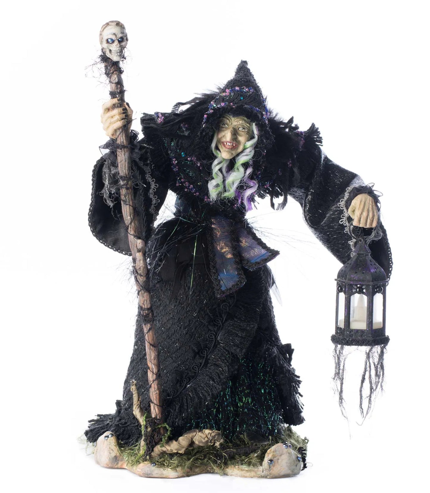 Katherine's Collection Halloween Grizelda Grimm Witch Tabletop  Katherine's Collection A Grimm Halloween Witch