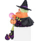 Katherine's Collection Bubbles the Witch Candy Corn Ledge Sitter    Katherine's Collection Halloween Candy Corn Decoration