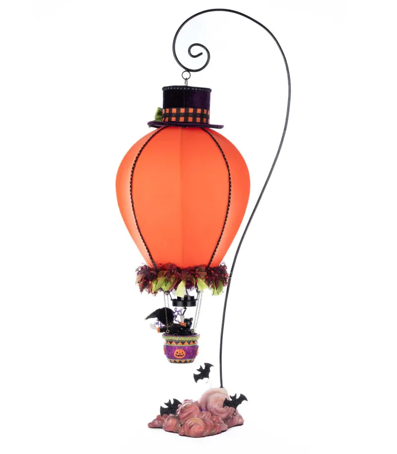 Katherine's Collection Ghoulish Hot Air Balloon    Katherine's Collection Halloween Decoration