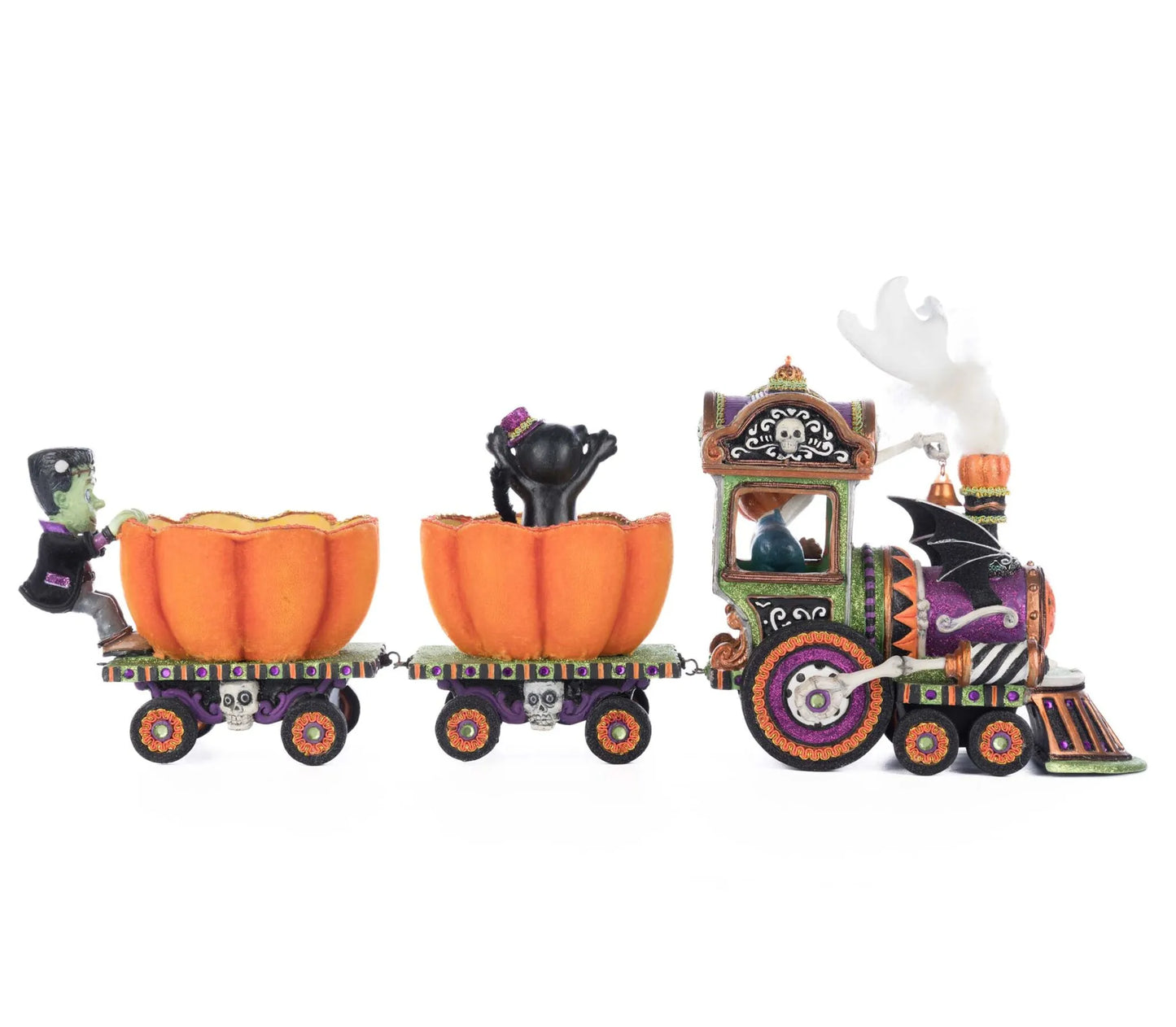 Katherine's Collection The Ghoulish Gatherings Express    Katherine's Collection Halloween Train Candy Bowls