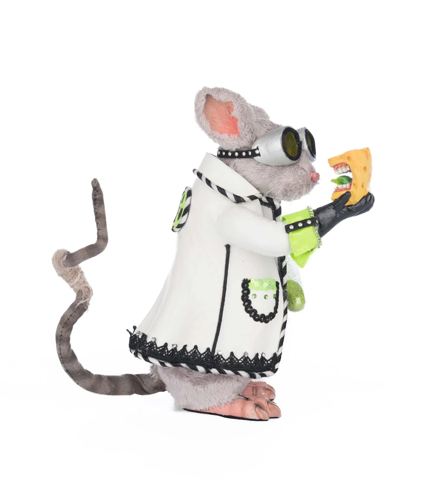 Katherine's Collection Einstein The Lab Rat Tabletop   Katherine's Collection Halloween Rat Decoration