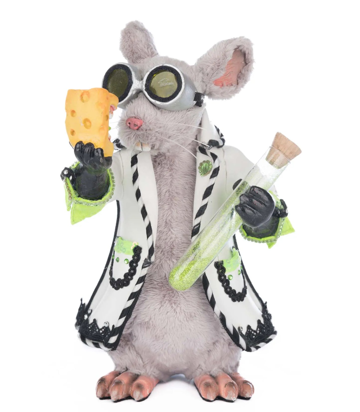 Katherine's Collection Einstein The Lab Rat Tabletop   Katherine's Collection Halloween Rat Decoration