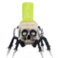 Katherine's Collection Chaotic Spider Skull Candle Holder   Katherine's Collection Halloween Spider Skull Candle