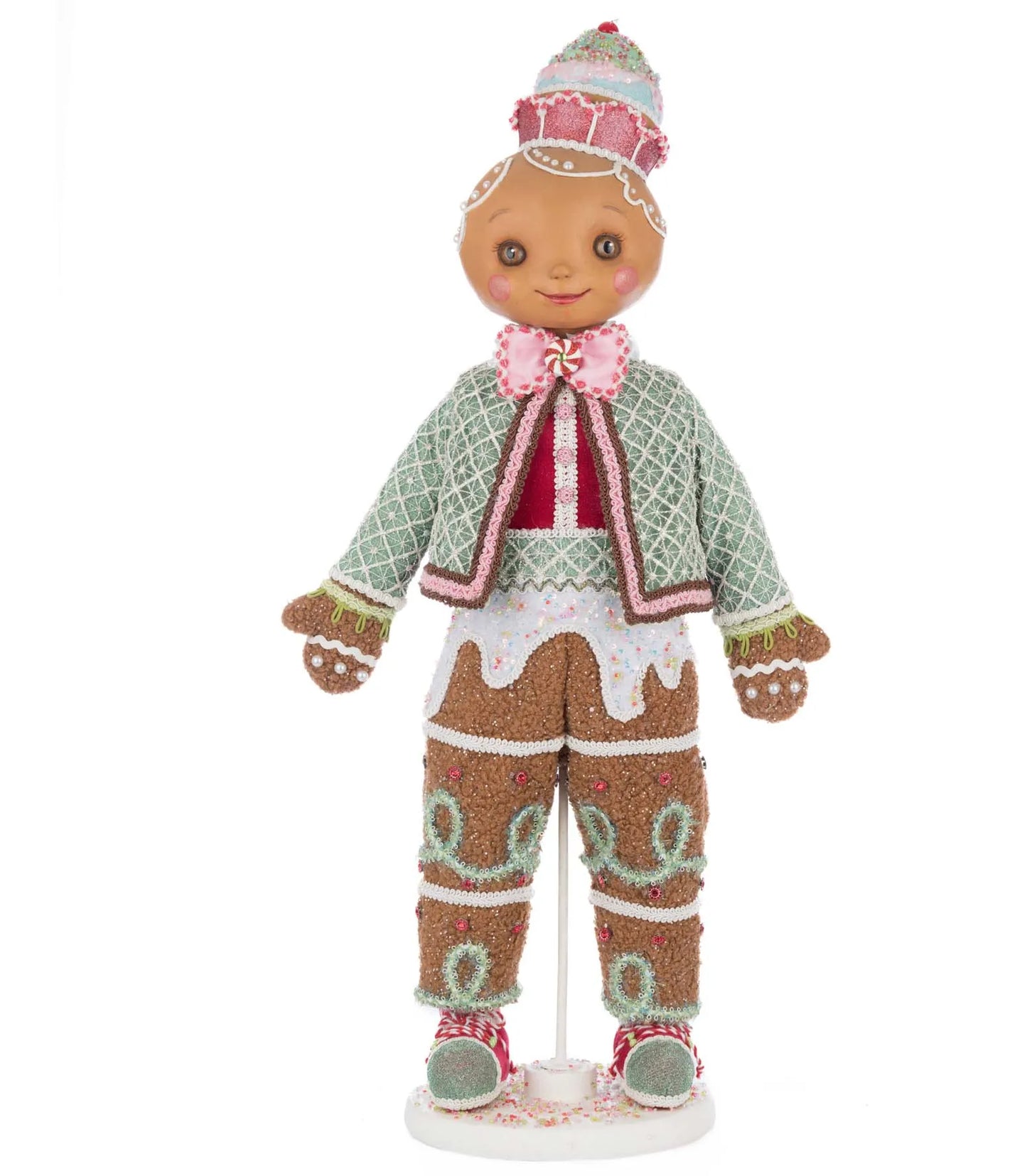 Katherine's Collection Christmas Sweet Delights Al Spice Doll   Katherine's Collection Gingerbread Boy Doll