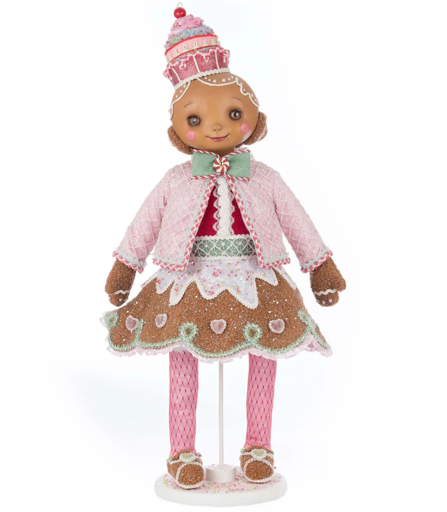 Katherine's Collection Christmas Gingy Snap Doll   Katherine's Collection Gingerbread Girl Doll