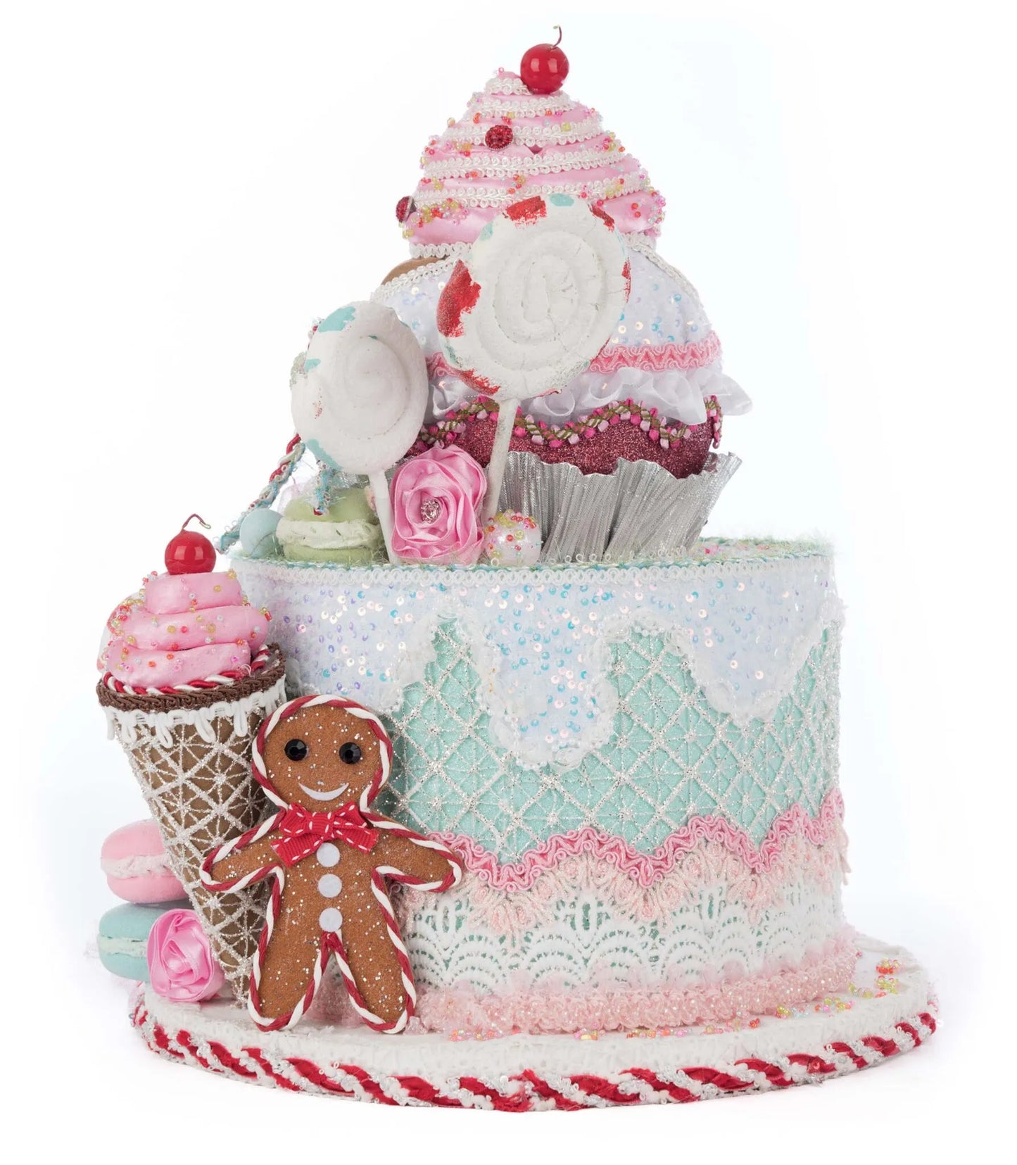 Katherine's Collection Christmas Sweet Delights Tree Topper  Katherine's Collection Cake Tree Topper