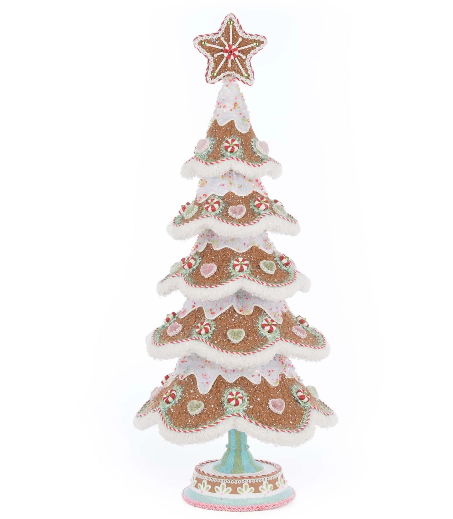 Katherine's Collection Christmas Sweet Delights Tabletop Tree   Katherine's Collection Gingerbread Tree