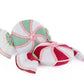 Katherine's Collection Christmas Sweet Delights Candy Pillow Assortment of 2   Katherine's Collection Swirl Candy Pillows