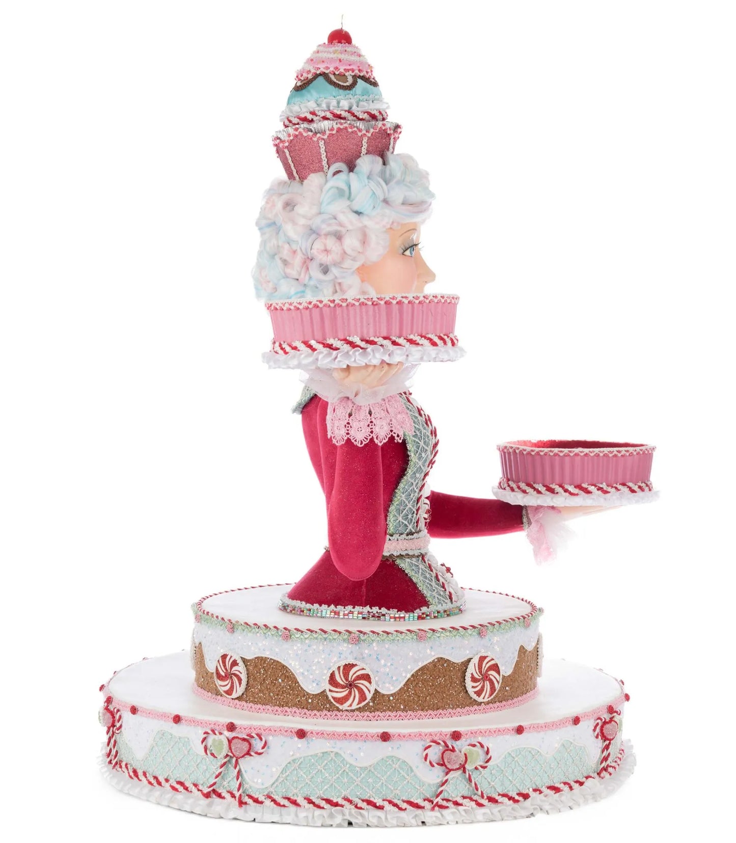 Katherine's Collection Christmas Sweet Delights Honey Cake Cupcake Server   Katherine's Collection Christmas Server