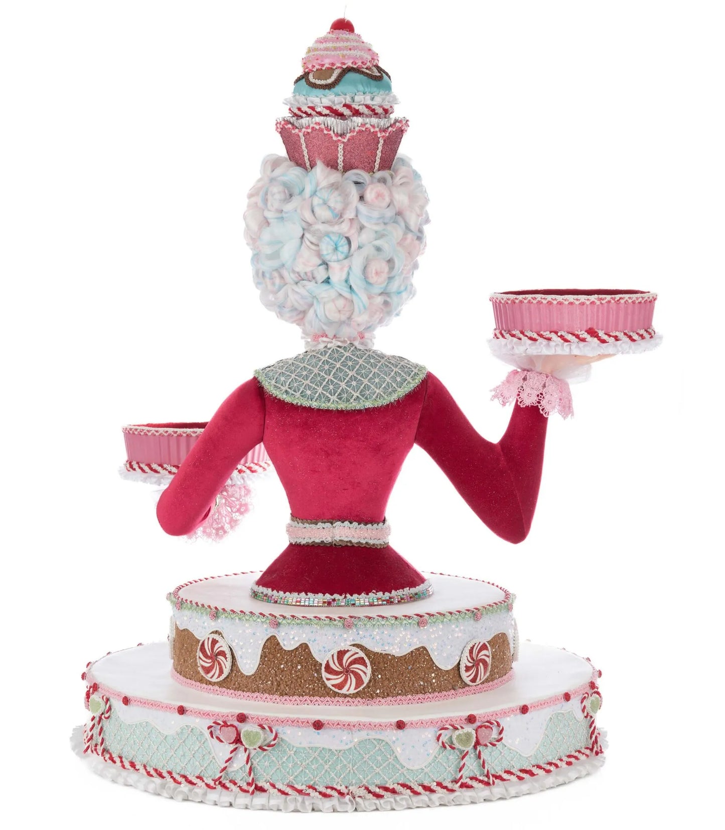 Katherine's Collection Christmas Sweet Delights Honey Cake Cupcake Server   Katherine's Collection Christmas Server