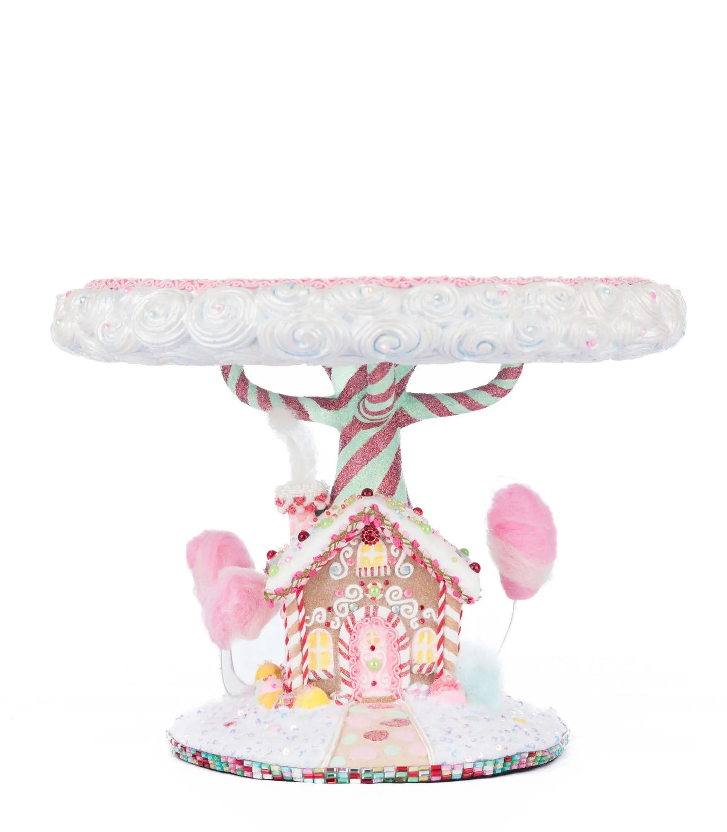 Katherine's Collection Christmas Sweet Delights Cake Plate   Katherine's Collection Gingerbread Cake Stand