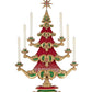 Katherine's Collection Christmas Ball Tree With Candles   Katherine's Collection Royal Christmas Ball Tree Candelabra