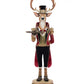 Katherine's Collection Christmas Ball Reindeer Butler 60.5 inch   Katherine's Collection Royal Christmas Ball Reindeer Server Life Size
