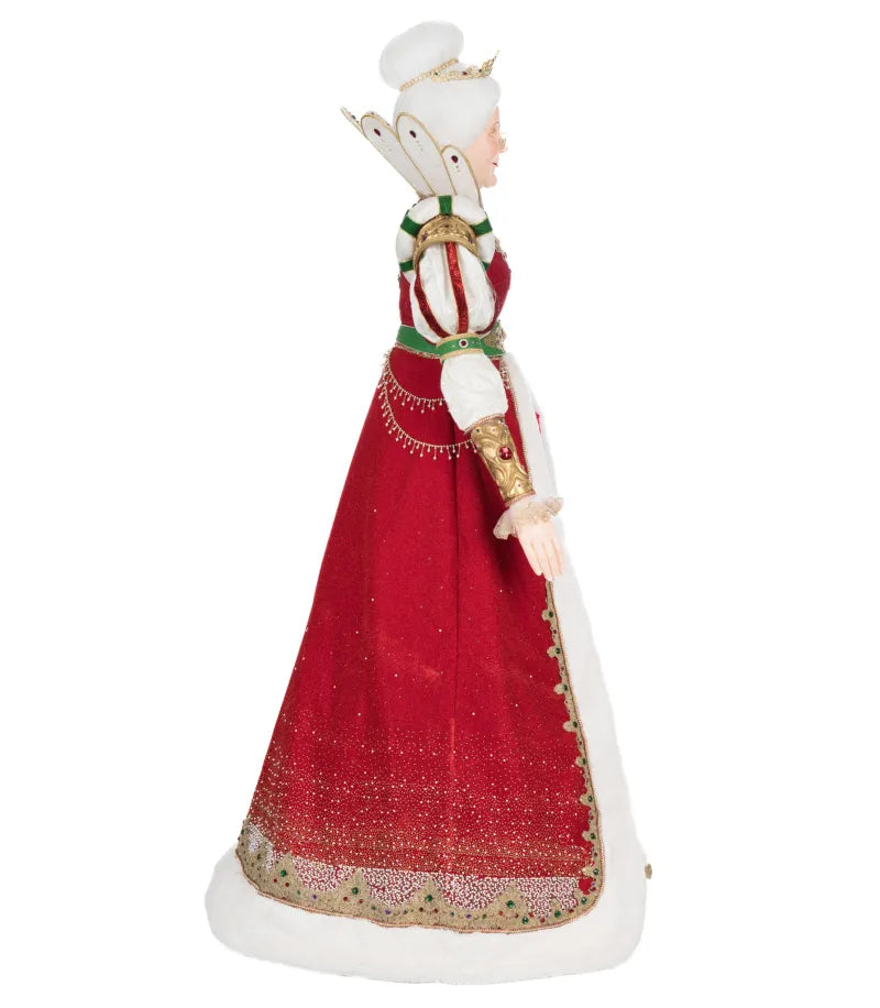 Katherine's Collection Christmas Life Size Queen Noelle Claus Of The North Pole   Katherine's Collection Royal Christmas Ball Life Size Mrs. Claus