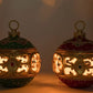 Katherine's Collection Royal Christmas Ball Tabletop Ornament With Tea Light Set   Katherine's Collection Ornaments Decor