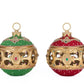 Katherine's Collection Royal Christmas Ball Tabletop Ornament With Tea Light Set   Katherine's Collection Ornaments Decor