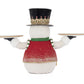 Katherine's Collection Royal Christmas Ball Elegant Snowman Server   Katherine's Collection Snowman Server