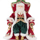Katherine's Collection Christmas King Christian Claus Sitting Doll   Katherine's Collection Royal Christmas Ball Santa