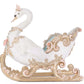 Katherine's Collection Christmas Joyeux Noel Swan Sleigh   Katherine's Collection Christmas Decoration