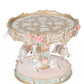 Katherine's Collection Christmas Joyeux Noel Carousel Cake Plate   Katherine's Collection Dessert Stand